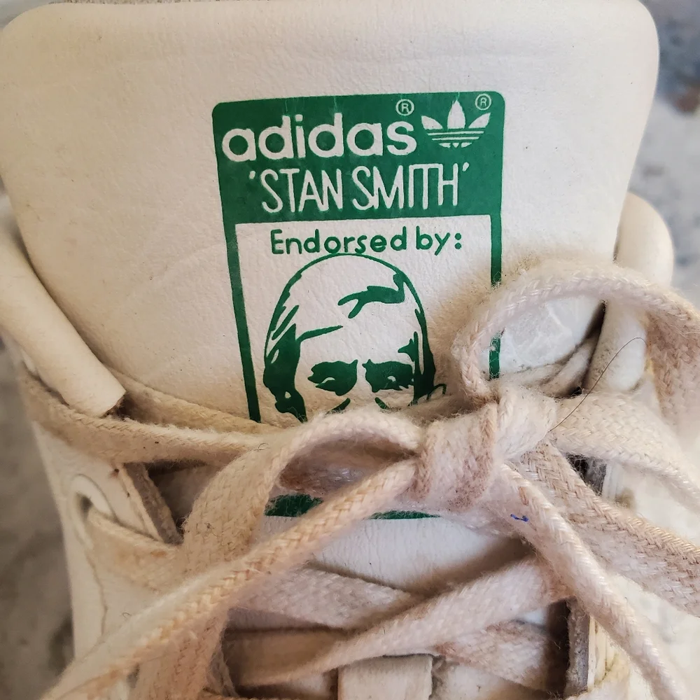 Adidas Stan Smith Low White Green Shoes Size Youth 4.5
